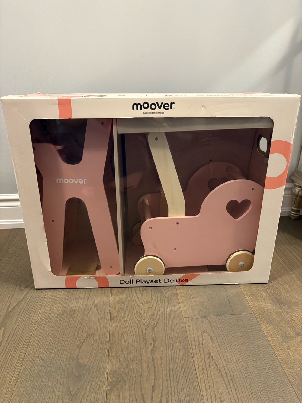 Moover kids doll buggy & high hair set new in box ret $299USD